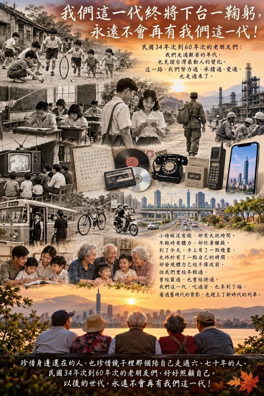 我們這一代懷舊海報